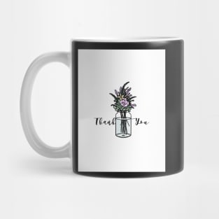 Thank You Floral - Color Mug